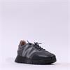 Wonders Odisei Two Tone Bungee Trainer - Black Grey